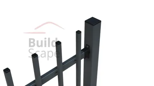 MEP3 Metāla zoga posms H1500mm, RAL7016