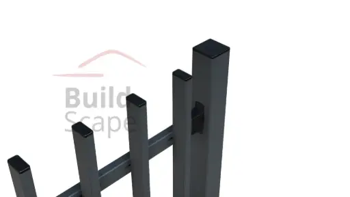 MEP4 Metal fence H1500mm, RAL7016