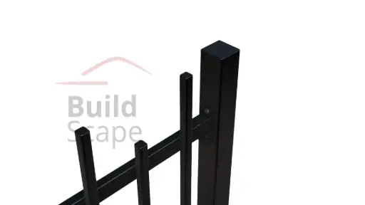 [MEP5.9005M.H1500] MEP5 Metal fence H1500mm, RAL9005