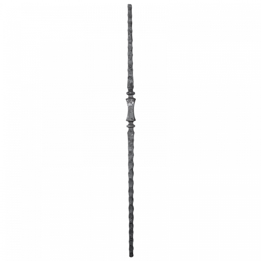 [K24.257] Forged steel baluster 25x25 mm H1200 x L48 mm