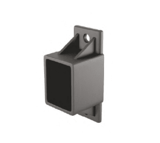 [BSTP.40X20.9005] Clamp for panel fences, for 40x20mm pipe, RAL9005