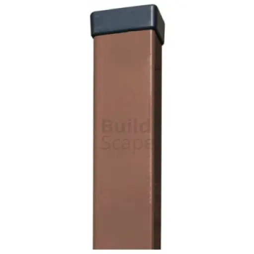 Metāla stabs H2.5m 60x40x1.2mm, RAL8017