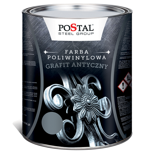 [70.001.02] Krāsa polivinīla, grafīta antīka (10L)