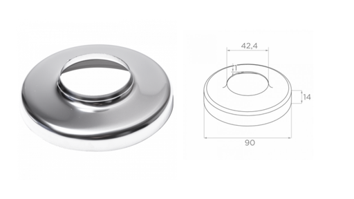 [i23.0950.4UP] Nosegvāks 40 D95 H19 t0,5 AISI 304