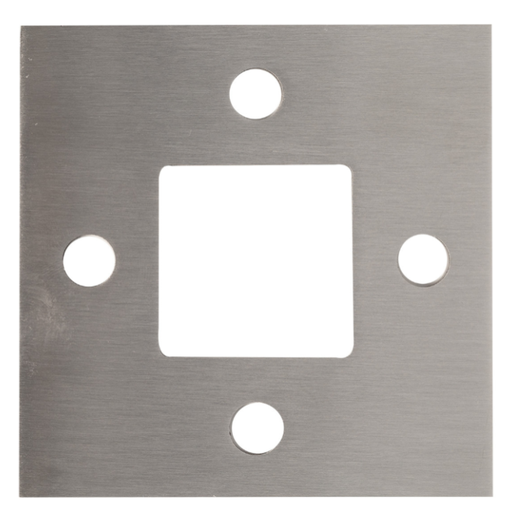 [i21.06E1.4ES] Flancis pie grīdas 40X40 100X100 a4x11 h6 AISI 304