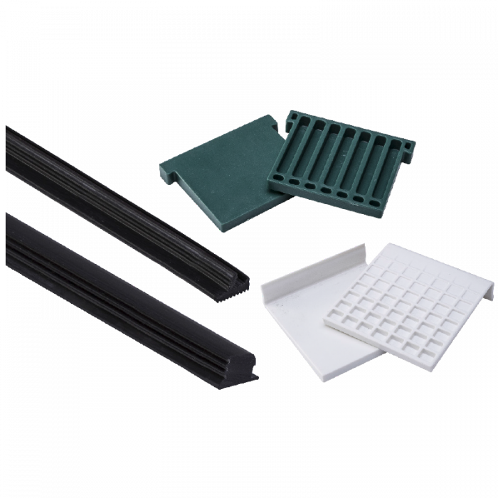 [i04.0030.R14] Gumiju komplekts alumīnija profilam 12,76-13,52mm L3000mm
