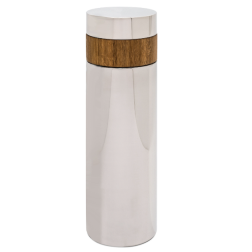 [TC.O1] Time capsule stainless steel D102 x L350 mm Polished