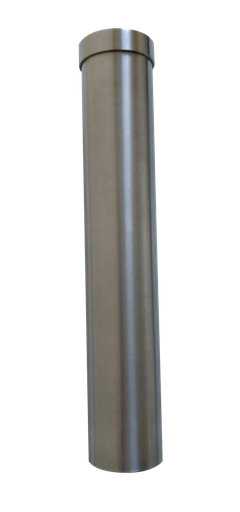 [TC.S2] Laika kapsula, nerūsējošais tērauds D75 x L400 mm Matēts