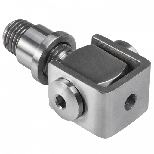 [i61.0012.4US] Regulējamā eņģe, nerūsējošais tērauds M12 B25xL62xG47 mm