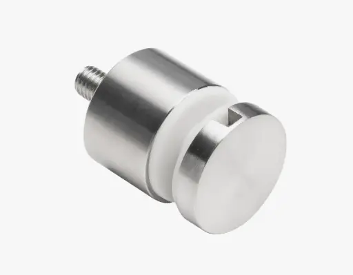 [i01.3020.4XS] Punktveida stikla turētājs d30mm, M8, AISI304 slīpēts (4-16,76mm)