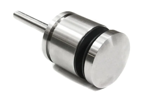 [i01.5035.4XS]  Point glass holder d50mm, M10, adjustible 35-55mm, AISI304 satin (8-17.52mm)