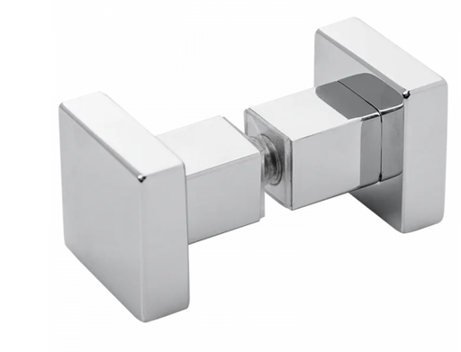 [i82.G002.BXCP] Double-sided door knob for shower 30x30 mm