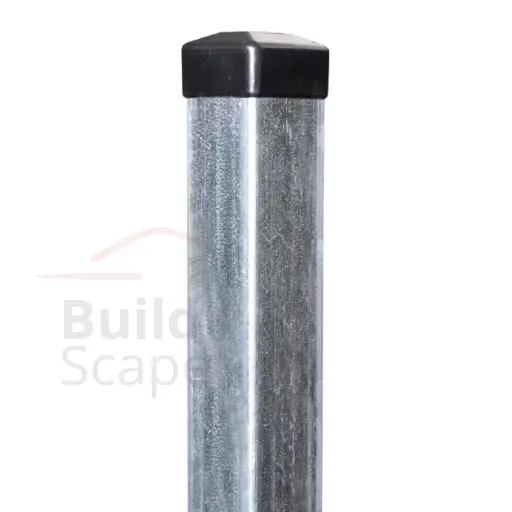 [MP.ZN.100X100.20.H23] Metāla stabs H2.3m 100x100x2mm, cinkots (HDG)