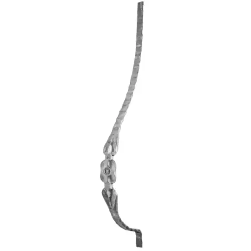 [K20.149] Arched Forged Steel Baluster 16x16mm H950xL225mm