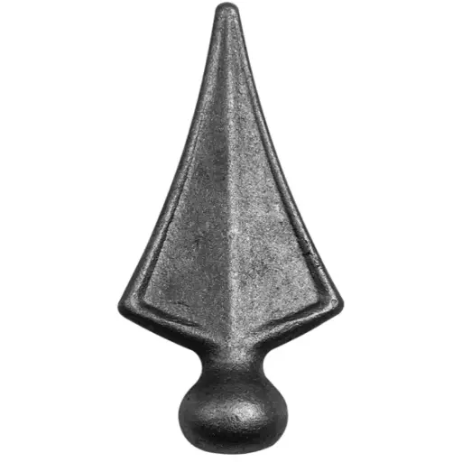 [K40.007] Forged steel arrowhead D30 mm H125xL65 mm