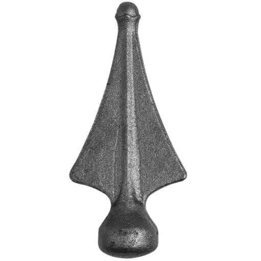 [K40.077.02] Forged steel arrowhead D25mm H110xL50mm