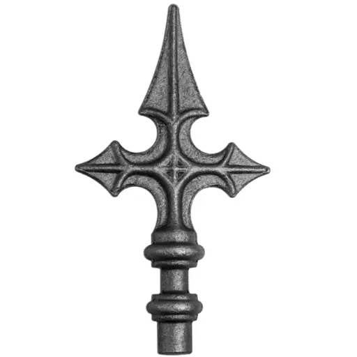 [K40.100] Forged steel arrowhead D16mm H160xL90mm