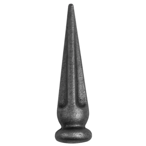 [K40.159] Forged steel arrowhead D36mm H145xL36mm