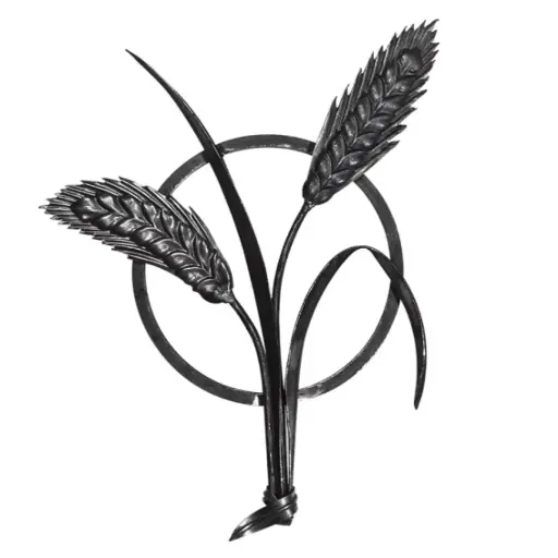 [K13.251] Forged rosette D250xL525mm