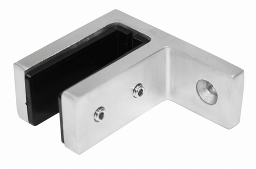 [i01.4865.6XS] Glass clamp 48x65x34mm, AISI 316, Satin (12-12,76mm)