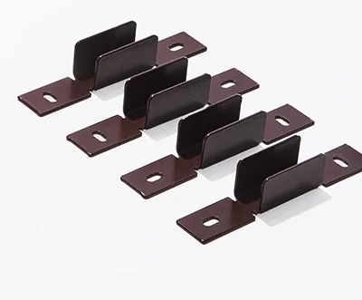 Metal Fence Panel fastening for fence 20x40mm, RAL8019
