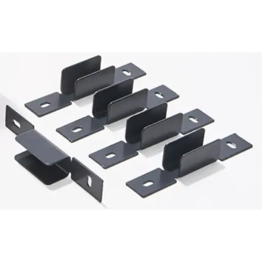 Metal Fence Panel fastening for fence 20x40mm, RAL7016