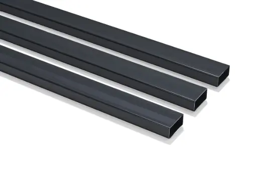 Profile for fence section L2500mm, 40x20x1.2mm, RAL7016