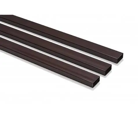 Profile for fence section L2000mm, 40x20mm, RAL8019