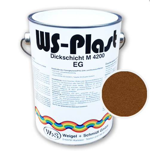 [WS-0024-2.5] WS-Plast Paint - edelrost dunkle 2,5L   0024