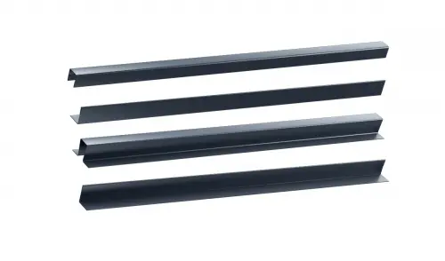 Horizontal metal fence kit - H125 cm, RAL7016 PM