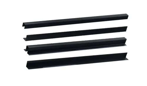 Horizontal metal fence kit - H125 cm, RAL9005 PM