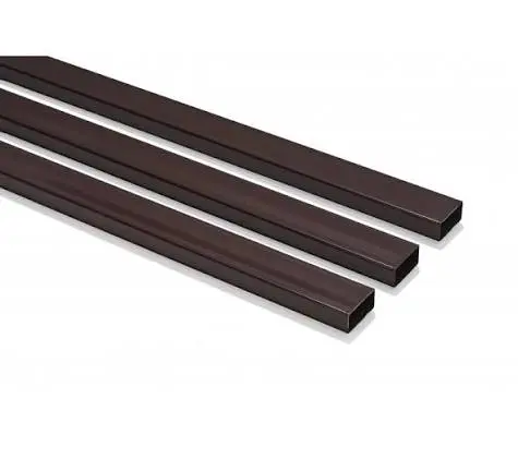 Profils žoga posmam L3000mm, 40x20x1.2mm, RAL8019