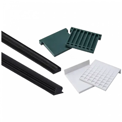 [i04.0025.R16] Glass mounting kit L2500mm (16.00 - 16.76 mm)