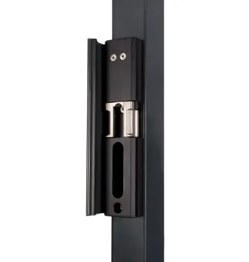 [BS.MODULEC-SA-9005-E]  Keep with electric strike LOCINOX MODULEC-SA, RAL9005