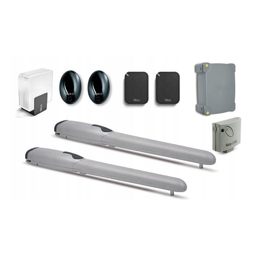 [WINGO3524KCE] Nice WINGO 3524 Kit full automation kit for swing gates up to 7m