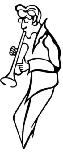 [D14.010] Musician - metal wall decoration 700 x 300 mm