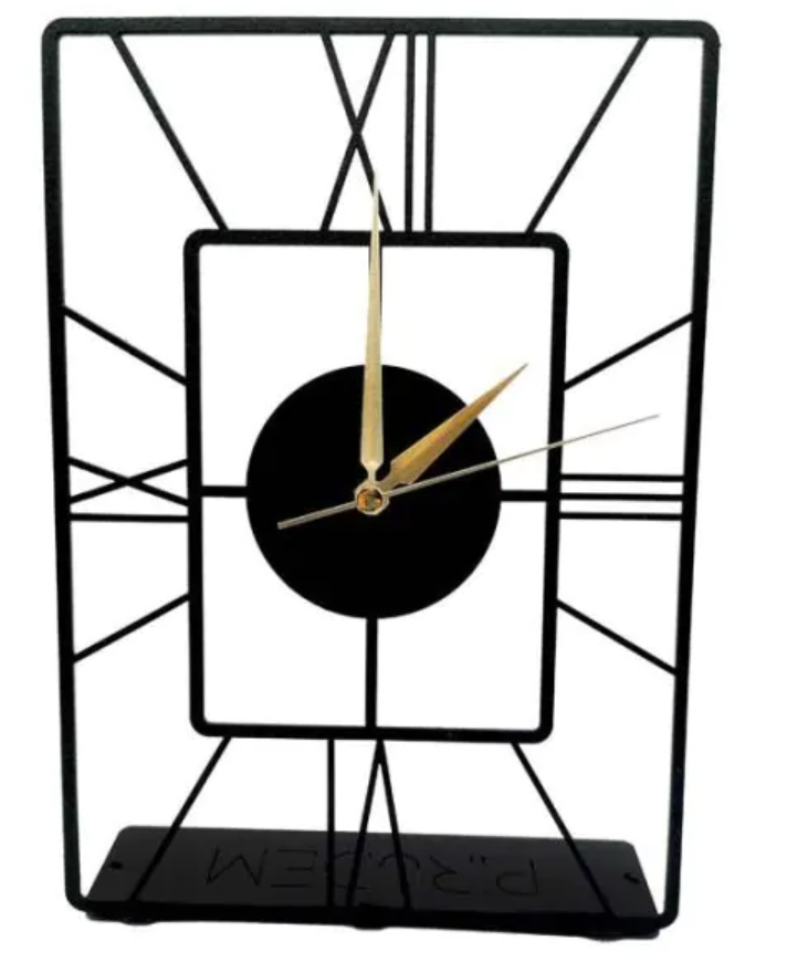 [D14.150] Metal standing clock ASALET 300x200x2 mm