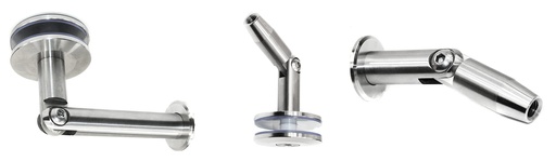 [i75.3X12.4US] Stikla nojumes komplekts (Heavy) M12, D60, stiklam t 8-17,52mm, AISI 304