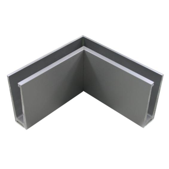 Ārējais leņķis alumīnija profilam, 200x200, H120mm