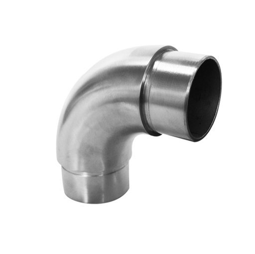 [i13.0201.4BS] Līkums 90 gr. 42,4x2 h44 mm, AISI 304 Satin