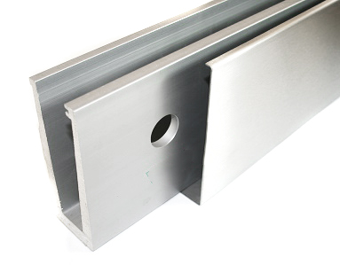 [i04.2501.AXS] Cover for aluminium profile - 1m, AISI 304, Satin