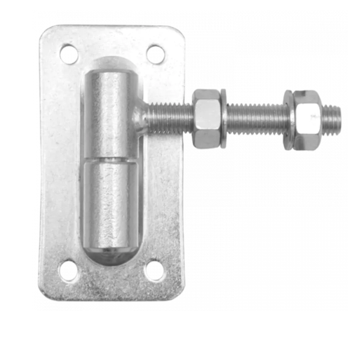 [61.066] Adustible hinge M18, d30mm with plate 160x85mm