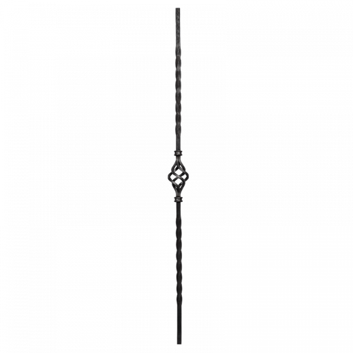 [K21.024] Forged steel baluster 12x12 mm ( with cage H950 mm )