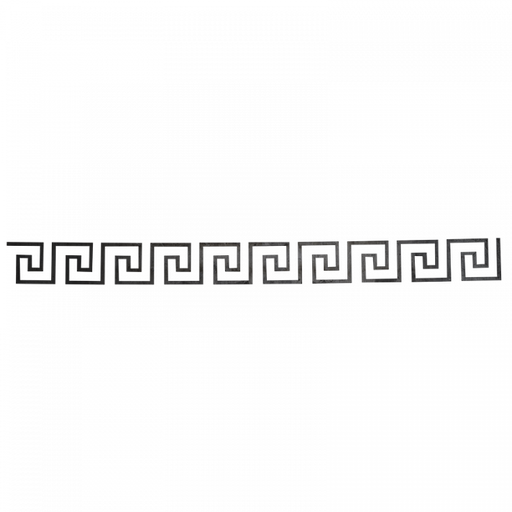 [K13.093] Greek Forged Rosette H100xL1160x4 mm