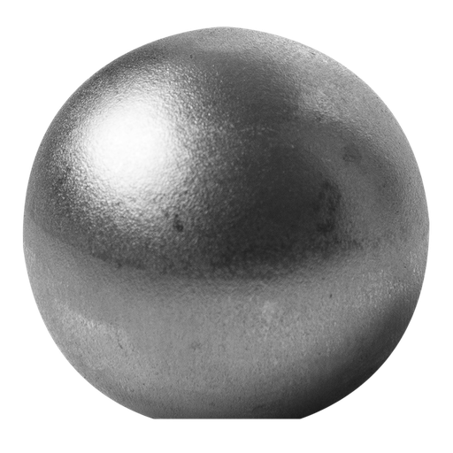 [K43.635] Кованый шар D35 mm, hole 17x17 mm