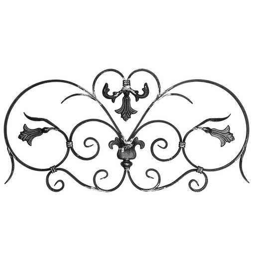 [K13.191] Forged rosette 16x8 mm H400 x L800 mm