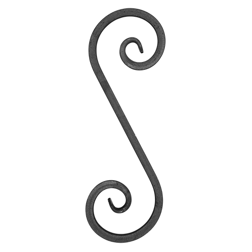 [K10.317] S decorativo elemento 12x12 mm H360 x L120 mm