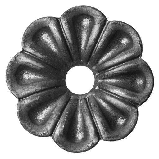 [50.014] Dekoratīvā Puķe D60 x 3 mm, caurums D10 mm