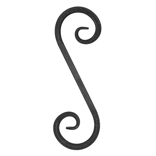 [K10.316] Forged steel element - type S 12x12 mm H300 x L100 mm