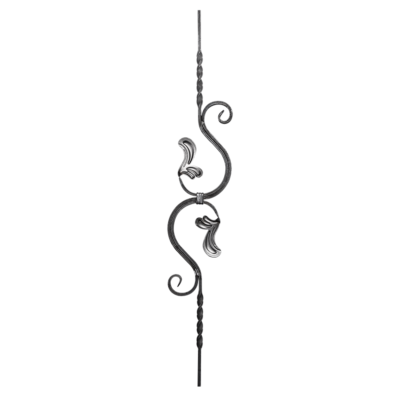 [K21.122] Forged steel Baluster 16x8 mm H950 x L165 mm